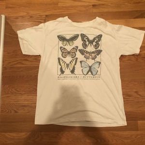 American Eagle butterfly t-shirt
